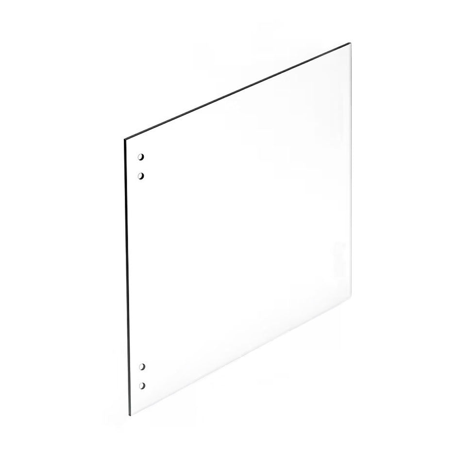 Panneau de verre troué piscine 48"
